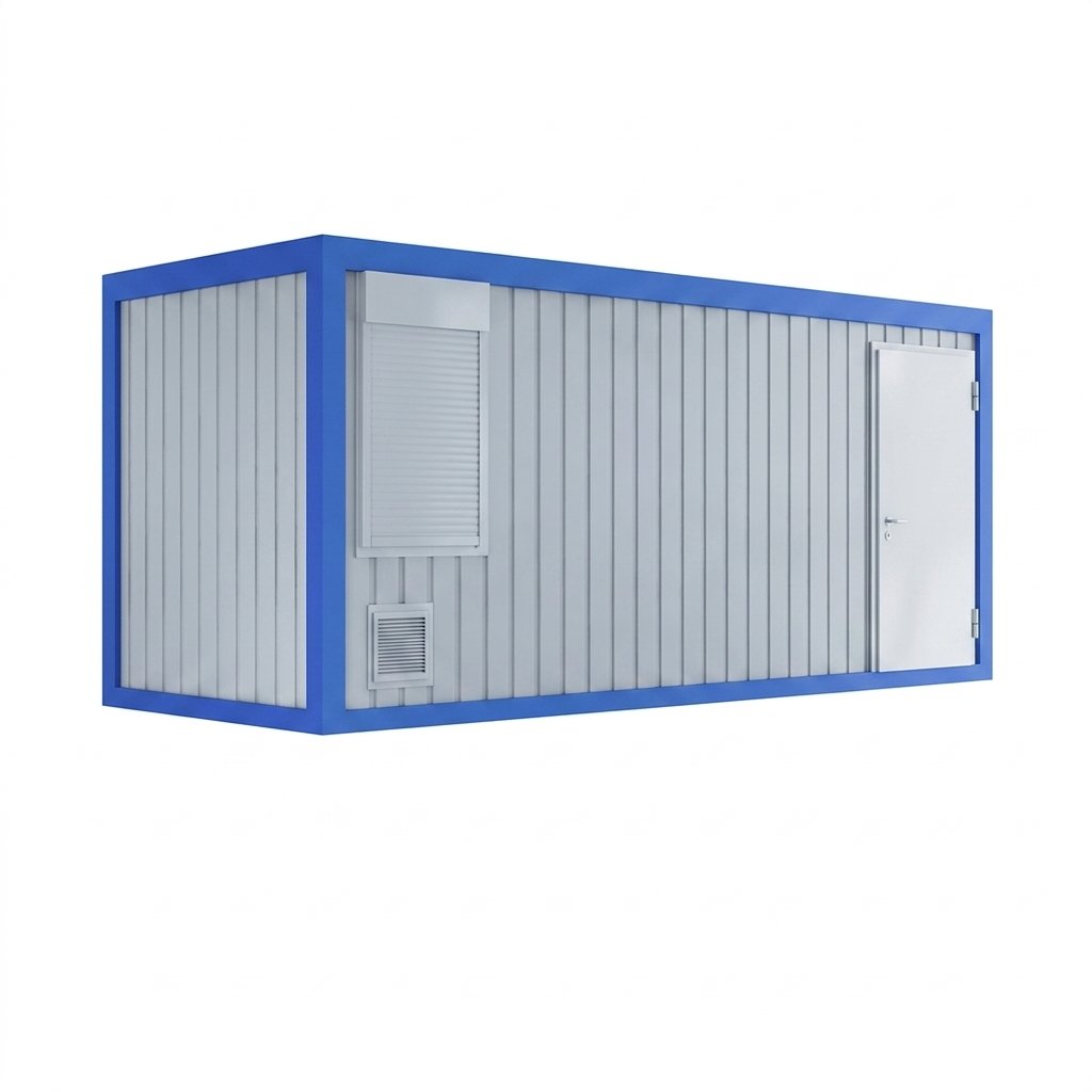 Bureau modulaire 20 pieds d’occasion (1 porte , 1 fenêtre, isolation PU)