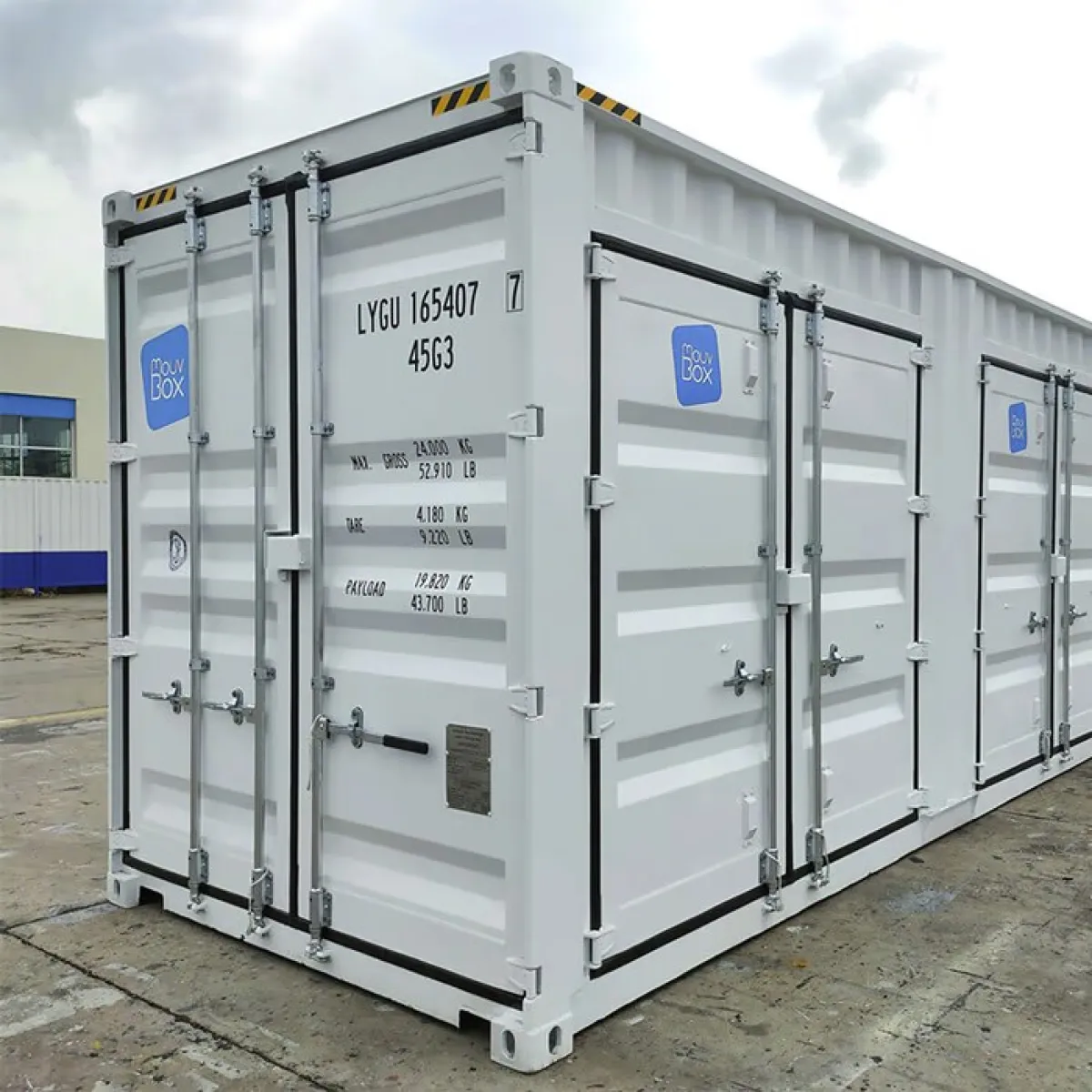 Container 4-Box 40 pieds High Cube 1er voyage