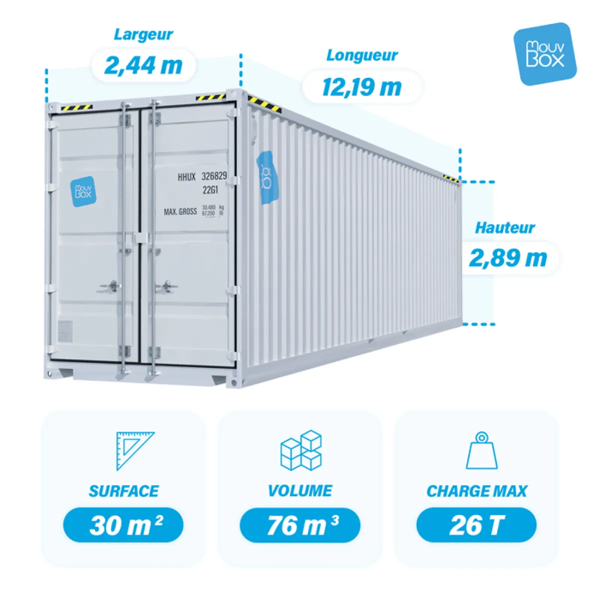 Shipping container 40 ft High Cube High Cube new
