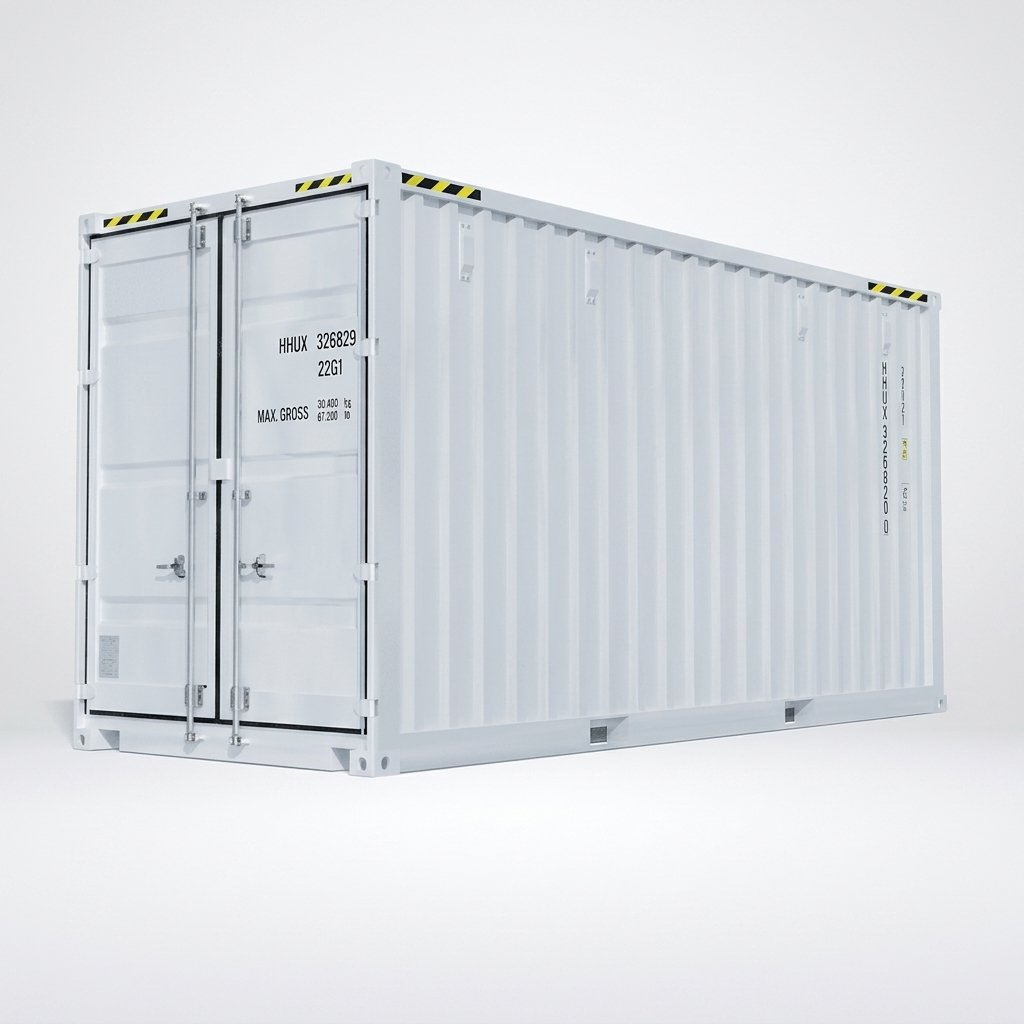 Container 20 pieds High Cube premier voyage