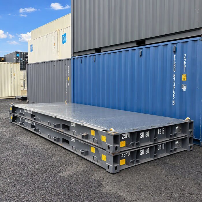 Contenedor marítimo 20 pies DRY Flat Rack nuevo