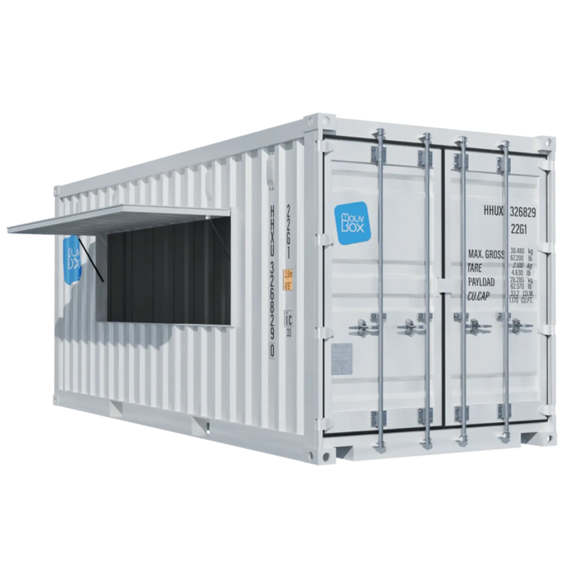 Shipping container 20 ft DRY Snack Box new