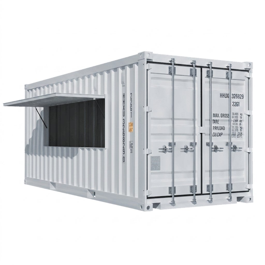 Seecontainer 20 Fuß DRY Snack-Box neu