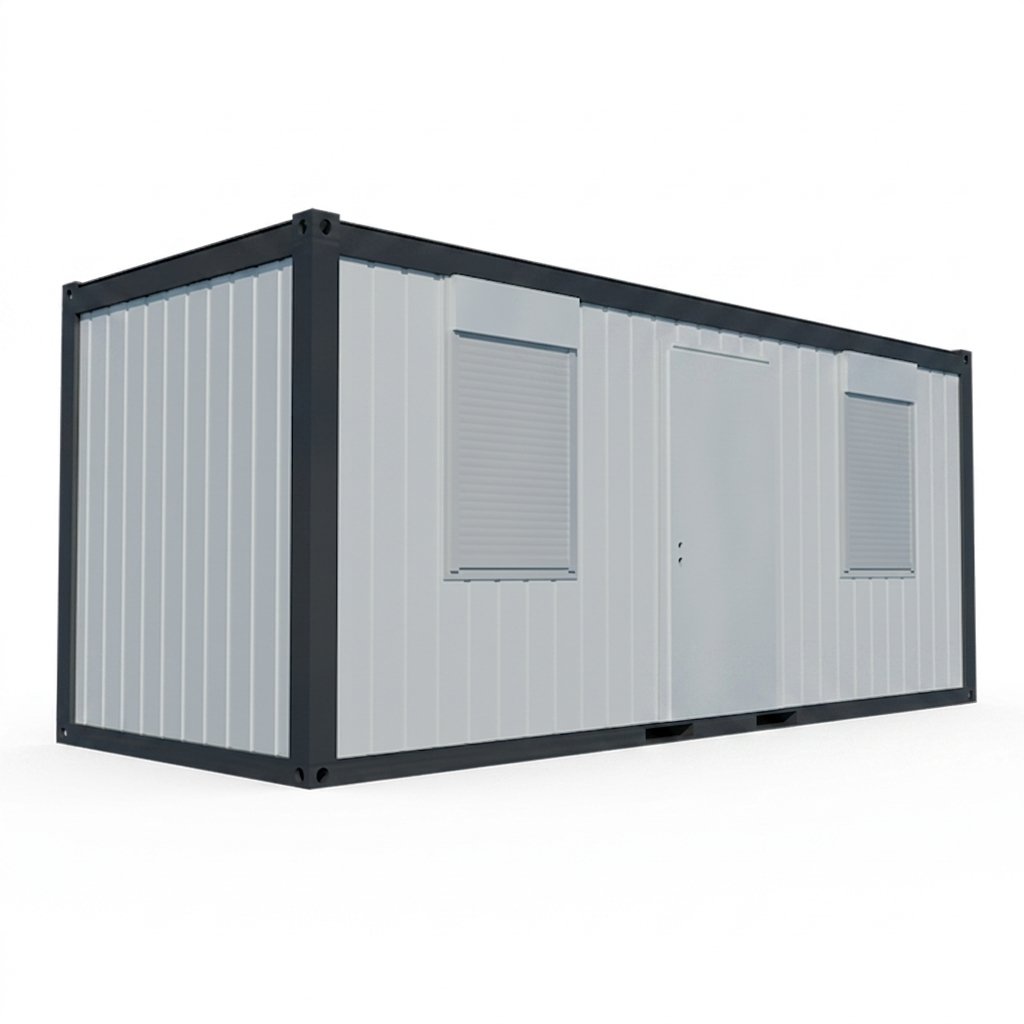 Bureau modulaire 20 pieds (1 porte, 2 fenêtres, isolation LV)