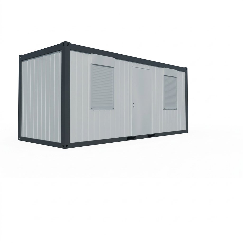 Bureau modulaire 20 pieds (1 porte, 2 fenêtres, isolation LV)