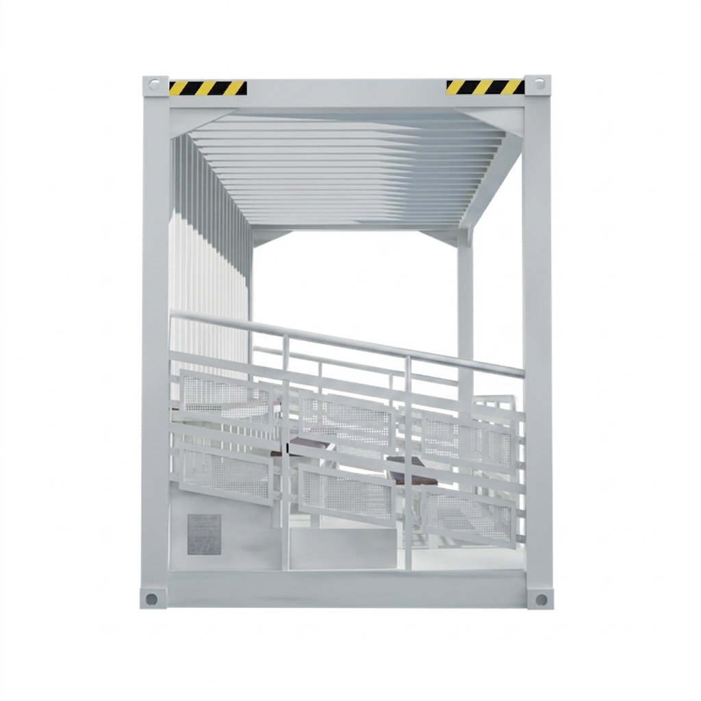 Tribune Box 20 pieds (version 26 places) – Container aménagé tribune