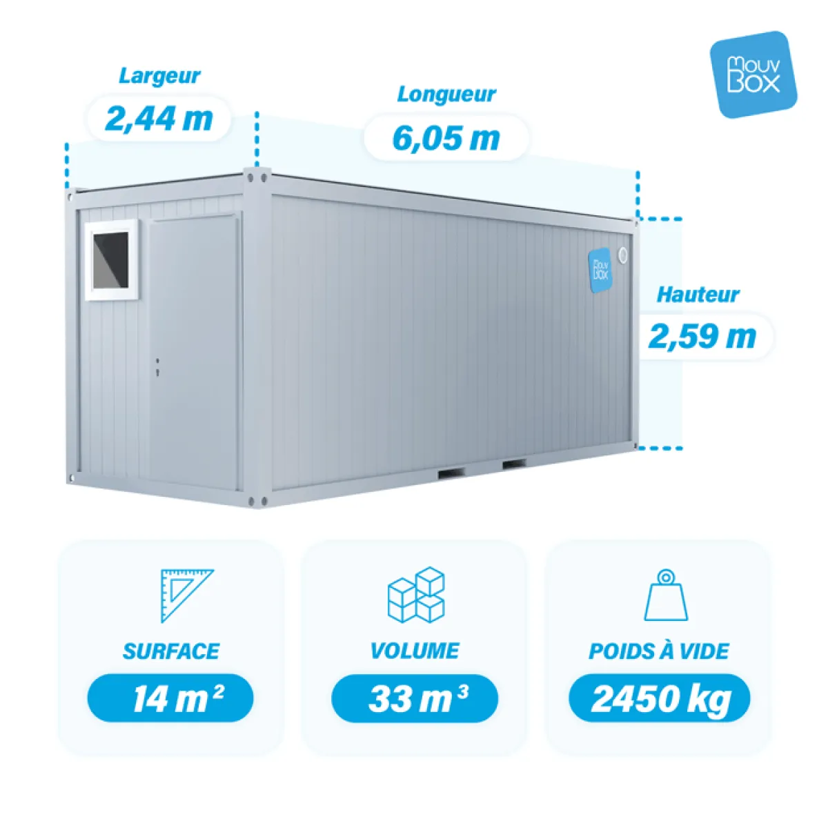 Sanitärcontainer 20 Fuß neu