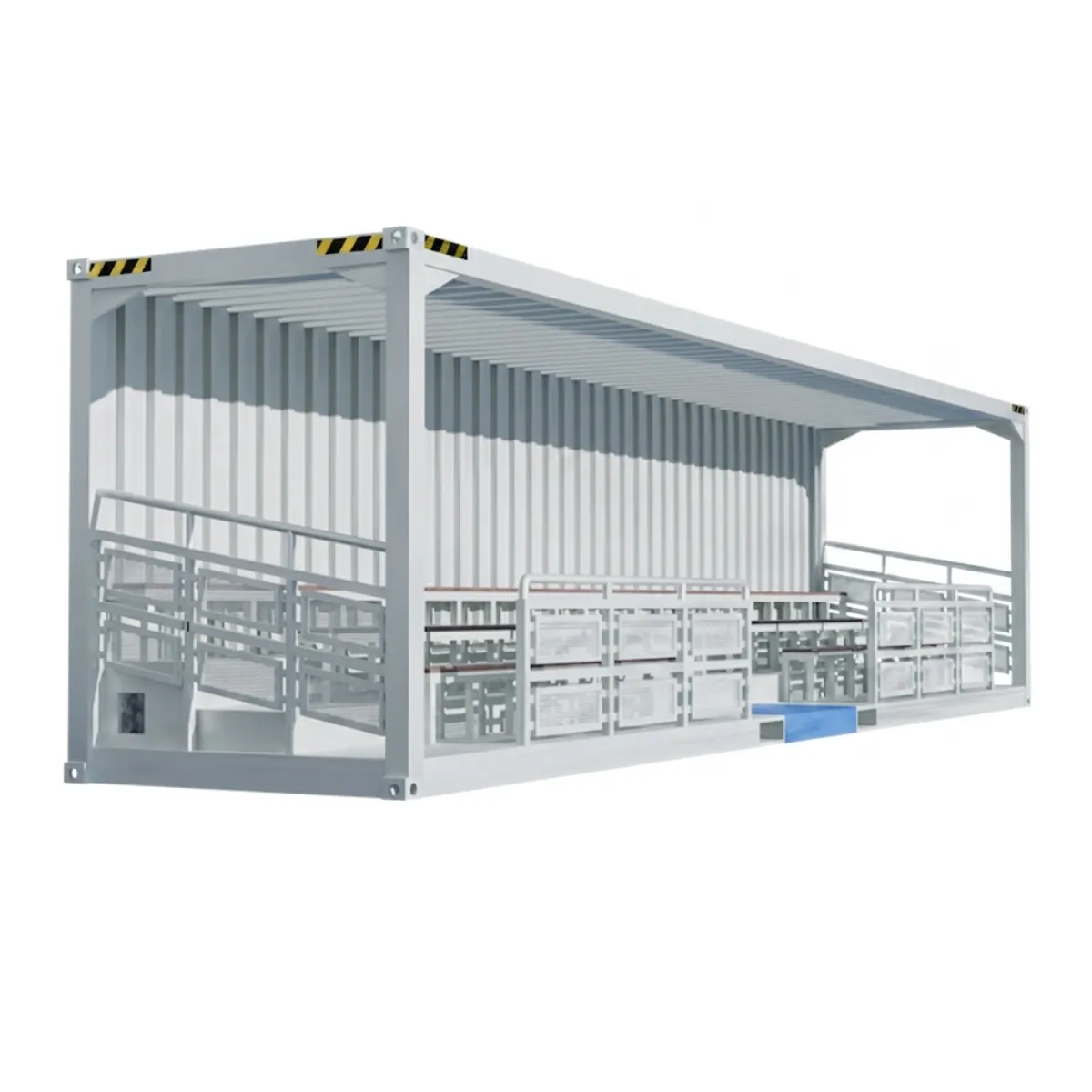 Zeecontainer 40 voet High Cube Tribune Box nieuw