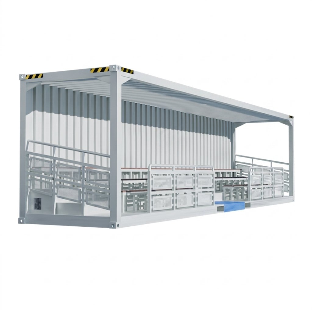 Container marittimo 40 piedi High Cube Tribune Box nuovo