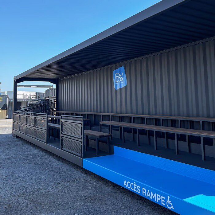 Container marittimo 40 piedi High Cube Tribune Box nuovo