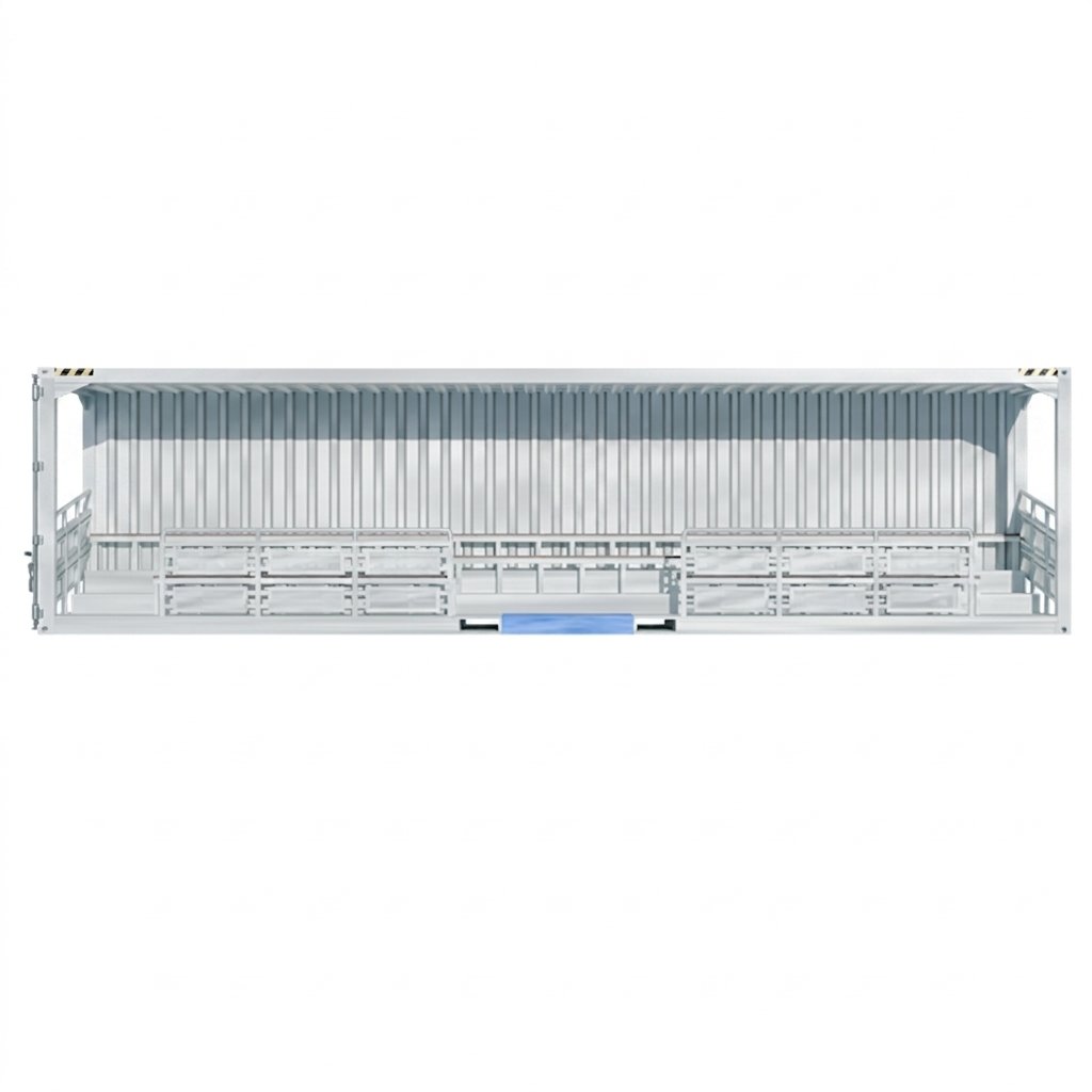 Container marittimo 40 piedi High Cube Tribune Box nuovo