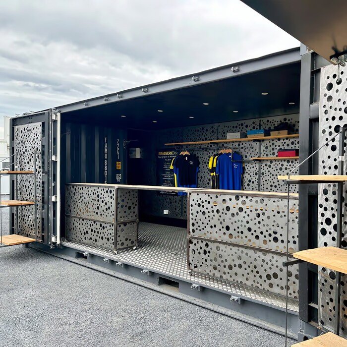 Zeecontainer 20 voet DRY Shop Box nieuw