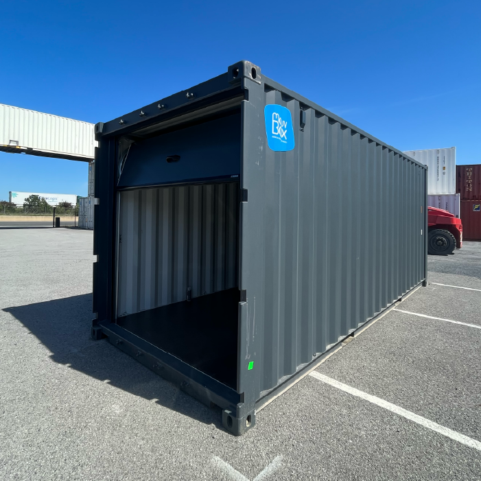 Zeecontainer 10 voet DRY sectionaaldeur nieuw