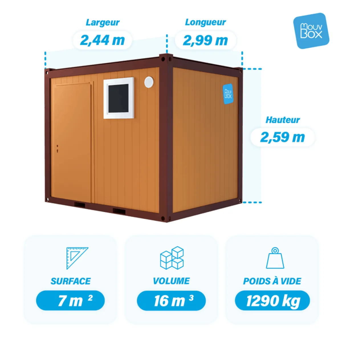 Sanitärcontainer 10 Fuß neu