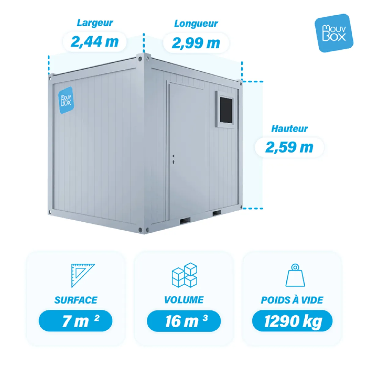 Sanitärcontainer 10 Fuß neu