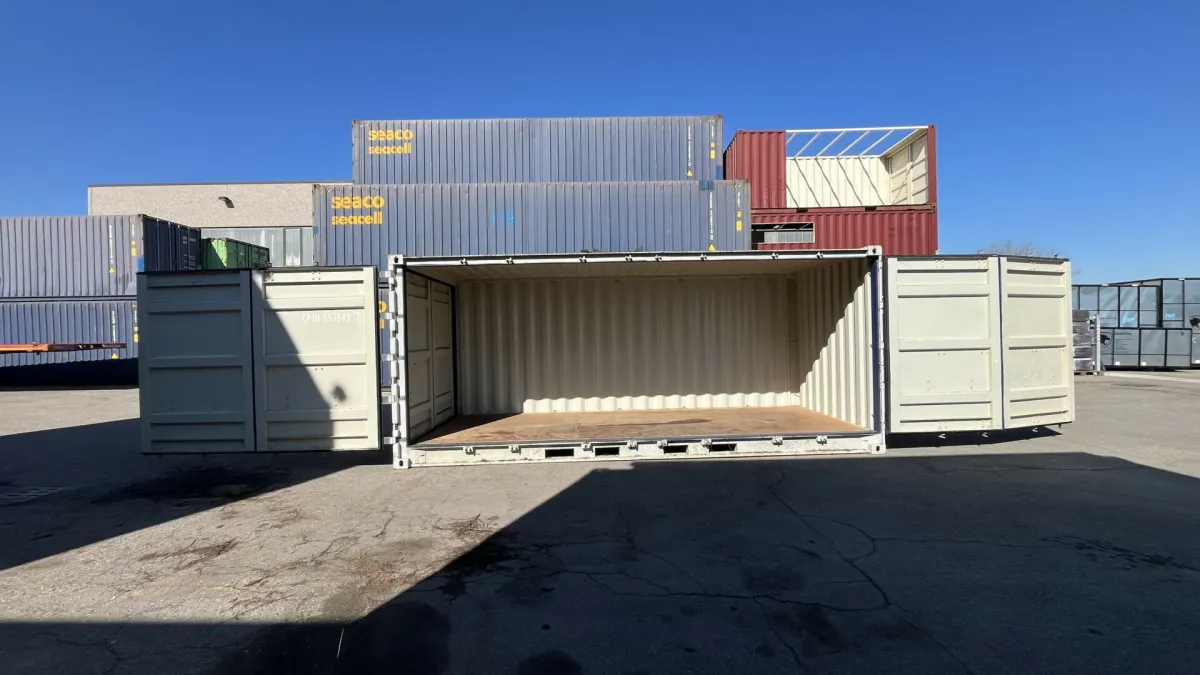 Container marittimo 20 piedi Open Side Usato