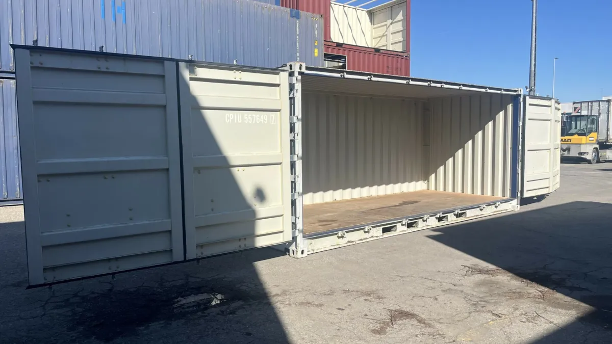 Container marittimo 20 piedi Open Side Usato