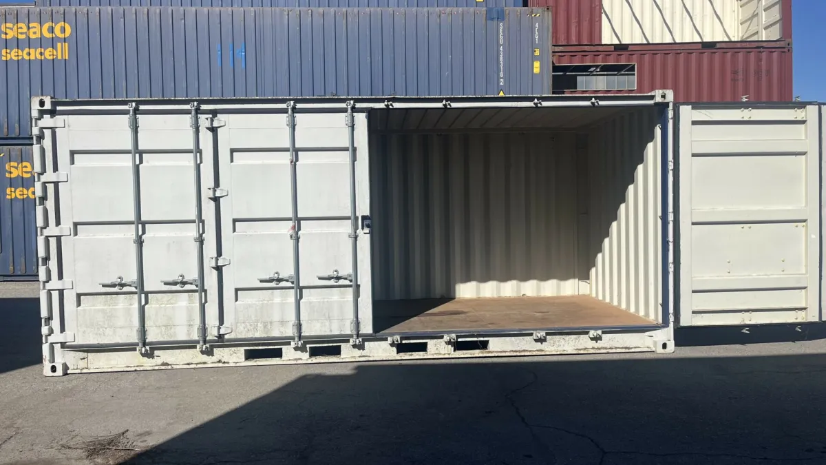 Container marittimo 20 piedi Open Side Usato