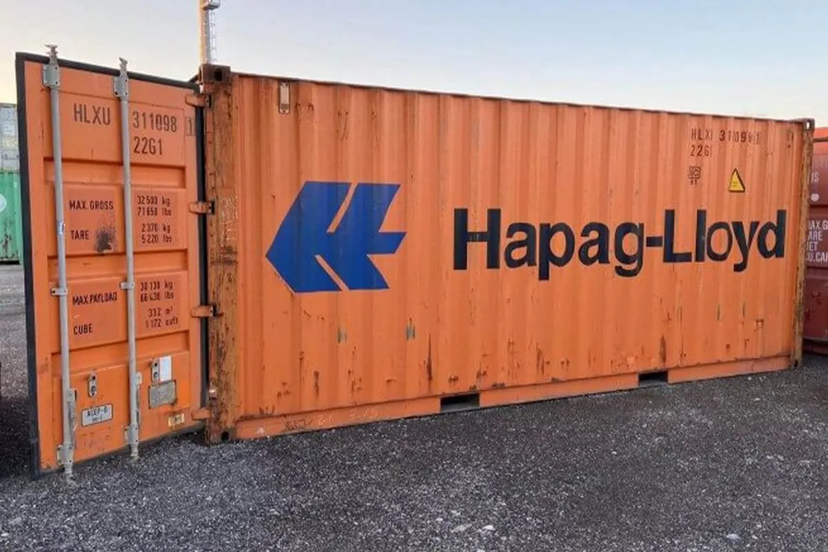 Zeecontainer 20 voet gebruikt